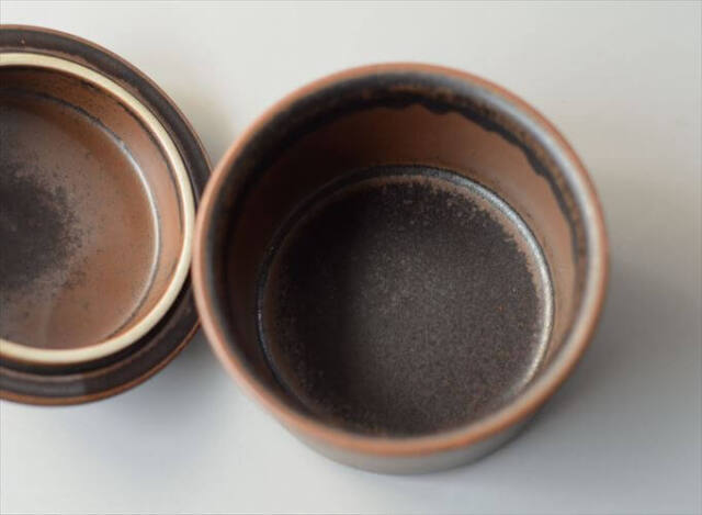 ARABIA アラビア ルスカ シュガーポット シュガーボウル Ruska 北欧食器 フィンランド 陶器 北欧 ヴィンテージ_261008