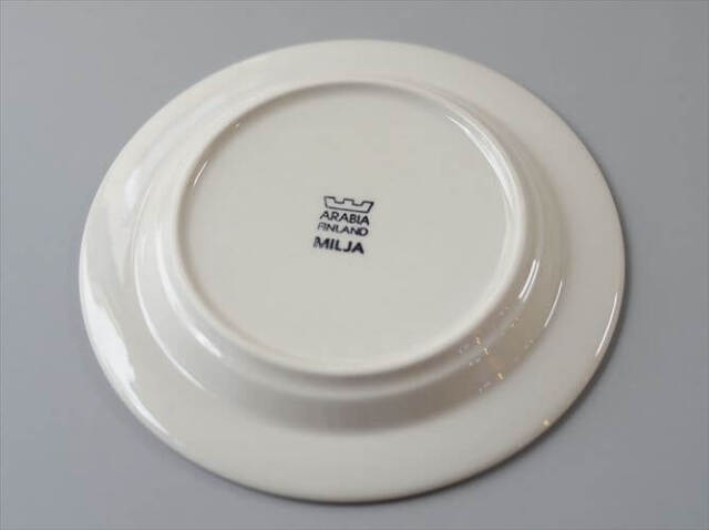 ARABIA アラビア MILJA 17cm プレート お皿 ミリヤ 北欧食器 フィンランド ヴィンテージ アンティーク_261016