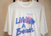 80-90's ヴィンテージ Life's a Beach Tシャツ sizeXXL USA製 サーフ ビーチ メンズ レディース 古着