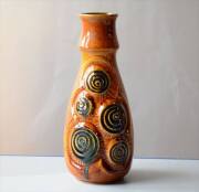ドイツ製 ヴィンテージ Bay Keramik Vase 花瓶 花器 ファットラバー ミッドセンチュリー フラワーベース アンティーク_260305