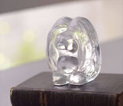 スウェーデン製 Bergdala Glasbruk かわいいガラスのトロール オブジェ ベルグダラ 北欧 アンティーク ヴィンテージ