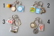 ヨーロッパや北欧から ヴィンテージキーホルダー 3個セット Vintage keychain アンティーク_260528