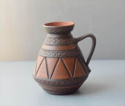 西ドイツ製 ヴィンテージ 陶器の花瓶 Art pottery 花器 一輪挿し ミッドセンチュリー期 フラワーベース_260730