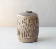 ドイツから ヴィンテージ 陶器の花瓶 Art pottery 花器 一輪挿し ミッドセンチュリー期 フラワーベース_260805