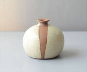 デンマーク製 TINGKERAMIK ヴィンテージ 陶器の花瓶 北欧 Art pottery FOLLE-DENMARK 花器 一輪挿し_260805