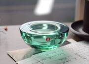 iittala イッタラ Ballo ガラス キャンドルホルダー グリーン バロ トレー 小物入れ Annaleena Hakatie 北欧 フィンランド_261009