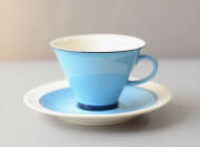 ARABIA アラビア Harlekin Turquoise カップ&ソーサー ハレキン Inkeri Leivo 北欧食器 フィンランド ヴィンテージ_260616