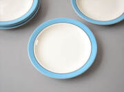 ARABIA アラビア Harlekin Turquoise 17cm プレート お皿 ハレキン Inkeri Leivo 北欧食器 フィンランド ヴィンテージ_260616