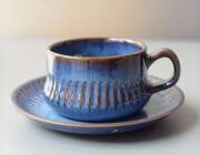 スウェーデン製 Upsala Ekeby Gefle Kosmos カップ＆ソーサー ゲフレ コスモス Berit Ternell 北欧食器 磁器 陶器_260831