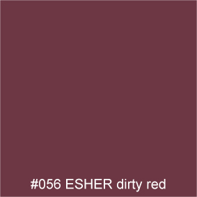 #056 ESHER dirty red
