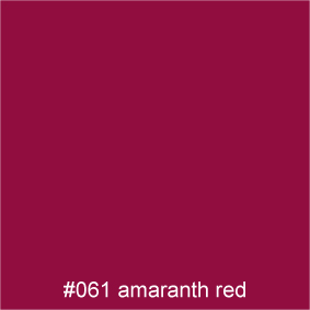 #061 amaranth red