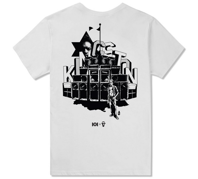 101apparel  "KINGSTONE" Teeシャツ ホワイト