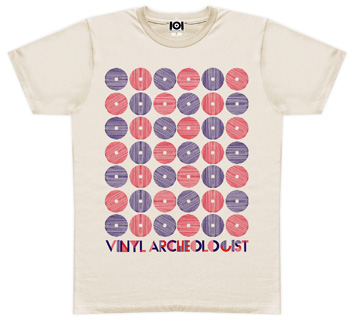 101apparel  "VINYL ARCHEOLOGIST" ダウンロードカード付き Teeシャツ