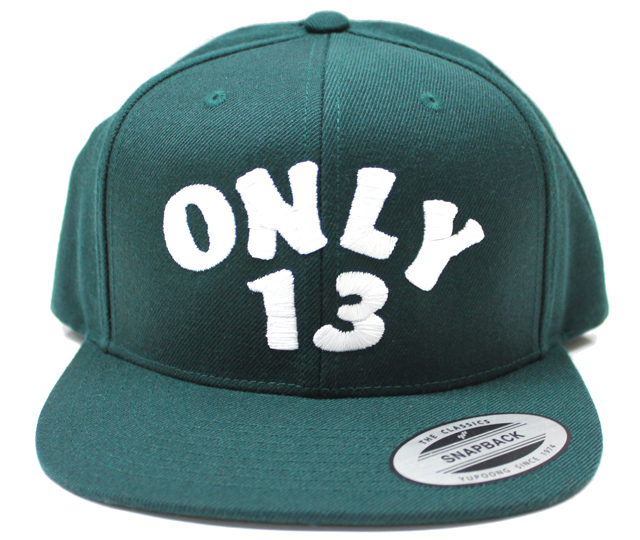 ONLY13  AGONY LOGO スナップバックCAP ダークフォレスト