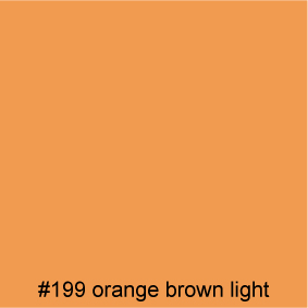 #199 orange brown light