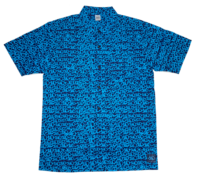1UP  ビーチシャツ blue