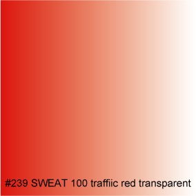 #239-SWEAT 100-traffiic-red transparent　半透明