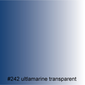 #242 ultlamarine transparent　半透明