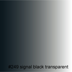 #249 signal black transparent　半透明