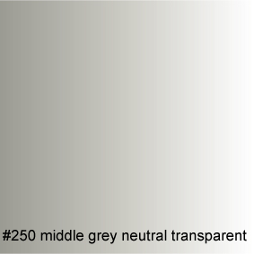 #250 middle grey neutral  transparent　半透明