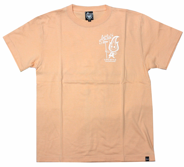 ARTSIDE  COOKデザイン ''LIFE STYLE'' Tシャツ　パステル系 3色展開