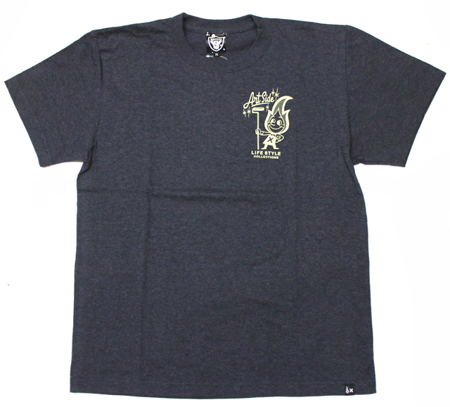 ARTSIDE  COOKデザイン ''LIFE STYLE'' Tシャツ　モノトーン 4色展開