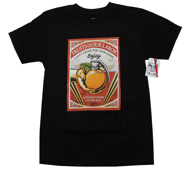 OBEY  ''FRUITS OF OUR LABOR'' プレミアム Tシャツ 2色展開