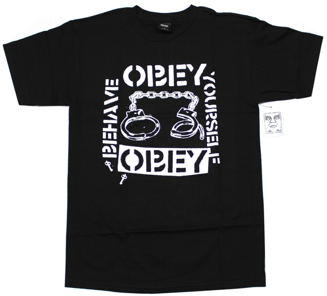 OBEY  ''BEHAVE YOURSELF'' Tシャツ 2色展開