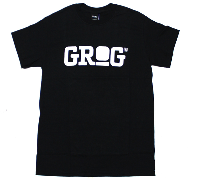 GROG オフィシャルロゴ Tシャツ　3色展開