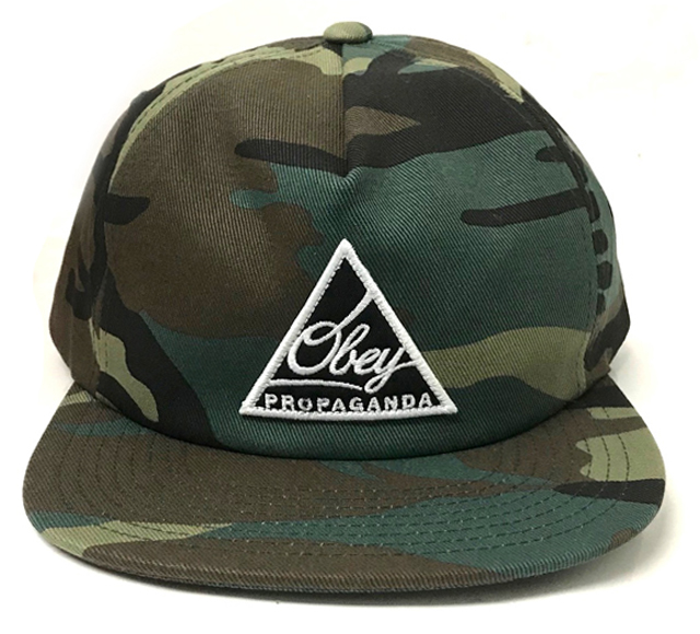 OBEY NEW FEDERATION スナップバック CAP カモ