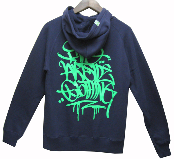 ART SIDE 'WA2' tagヘビーウエイト ZIPUPパーカー10oz 2色展開