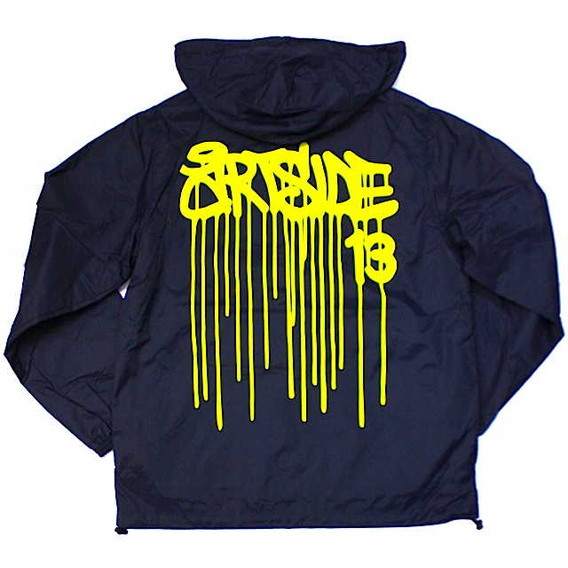 ART SIDE 'CASPER' DRIP ナイロンフード ジャケット02　3色展開