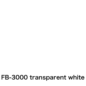 FLAME 3000 transparent white (半透明ホワイト）