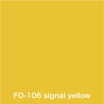 Flame orange  signal yellow FO-106　