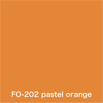 Flame orange  pastel orange FO-202