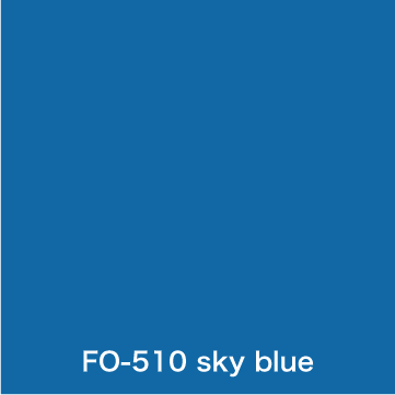 Flame orange sky blue FO-510