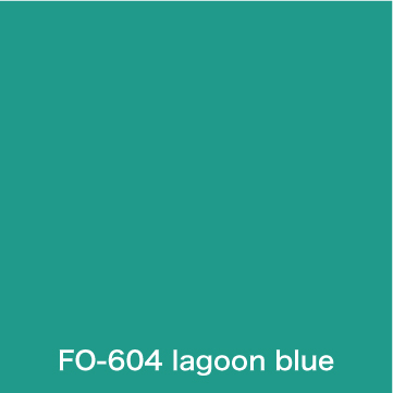 Flame orange lagoon blue FO-604