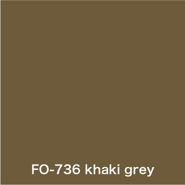 Flame orange khaki grey FO-736