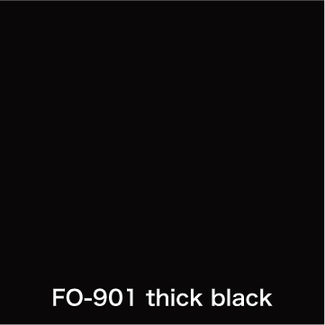 Flame orange thickblack FO-901