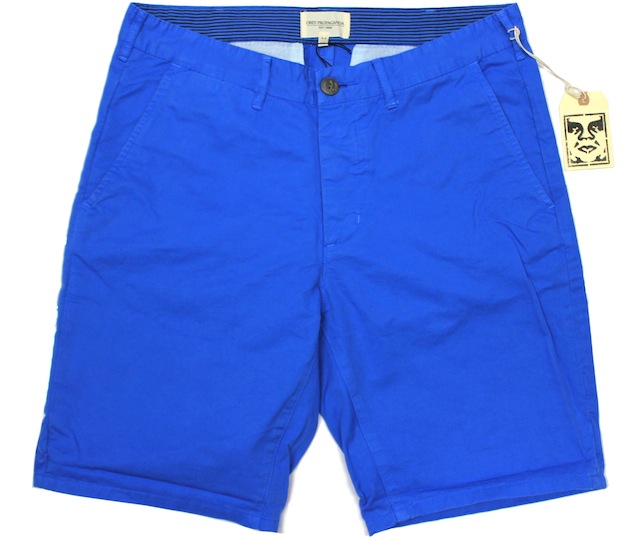 OBEY   Classique Victoria Blue  ショートパンツ