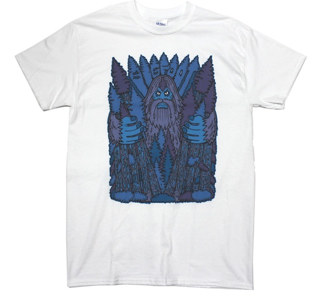 BigFoot Tシャツ　01 ホワイト×ネイビー