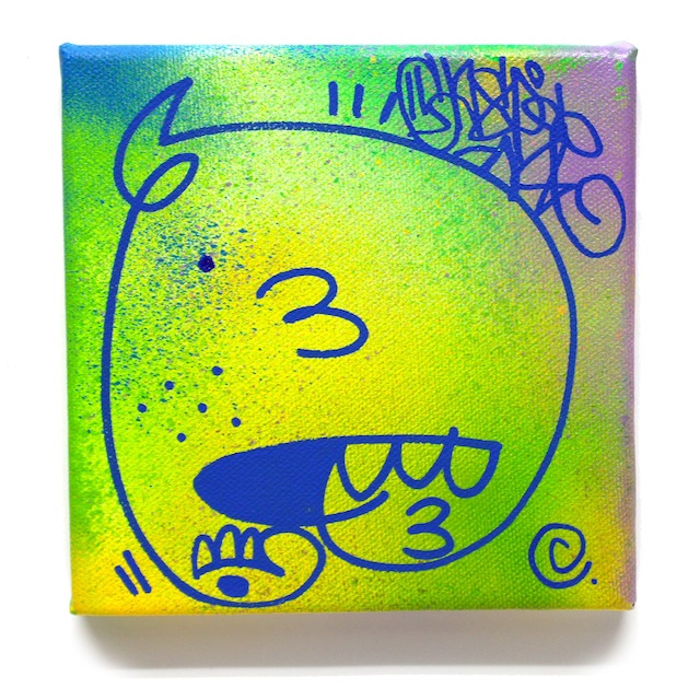 CASPER 直筆キャンバス　サイズ（15cm×15cm)　