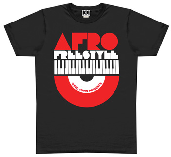 101apparel Chico Mann "Afro Freestyle" Mix CD and Teeシャツ