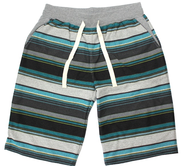 BMS パイルショーツ ブルーボーダー　