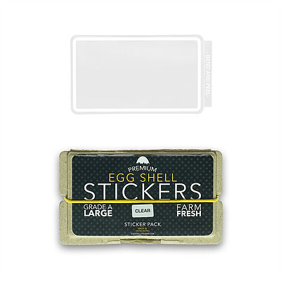 ''EGGSHELL STICKER'' Clear (Transparent) Line Border Blanks 50枚入り