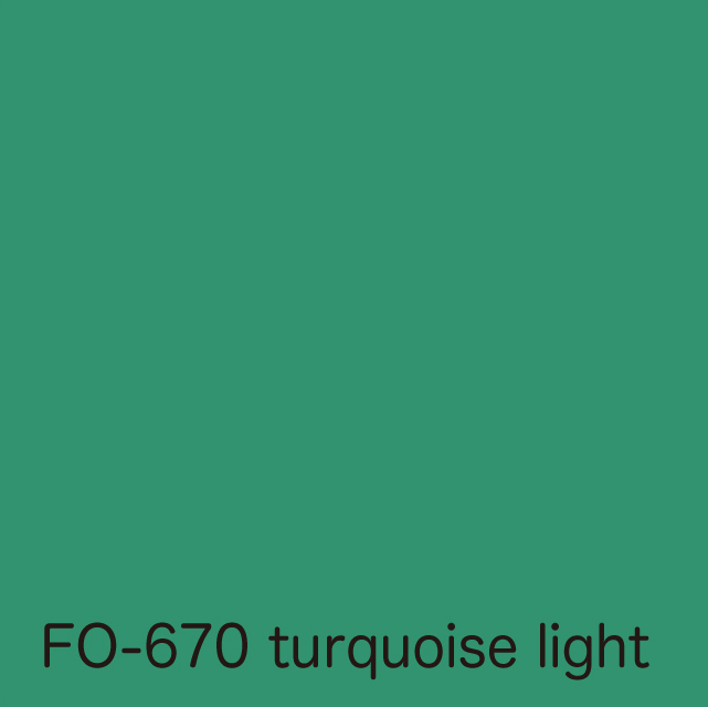 Flame orange turquoise light  FO-670