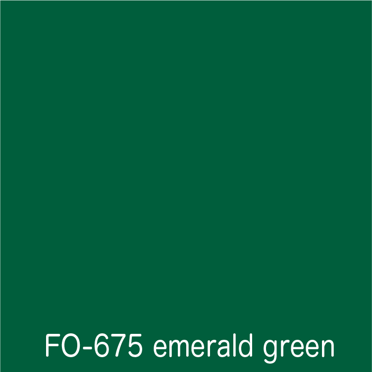 Flame orange emerald green FO-675