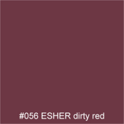 #056 ESHER dirty red