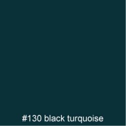 #130 black turquoise