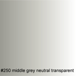 #250 middle grey neutral  transparent　半透明